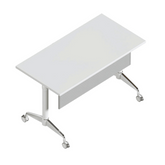 Mike Modular Office Training Desk Metal Frame Mobile Foldable Table